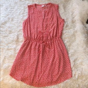 GAP Coral Flower Print Dress